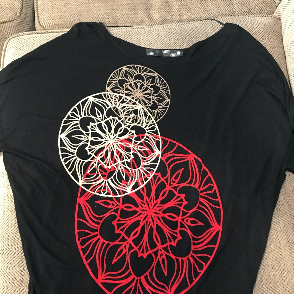 Black short sleeve Desigual